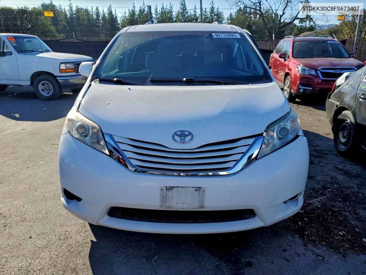 5TDKK3DC8FS673407 2015 Toyota Sienna Le