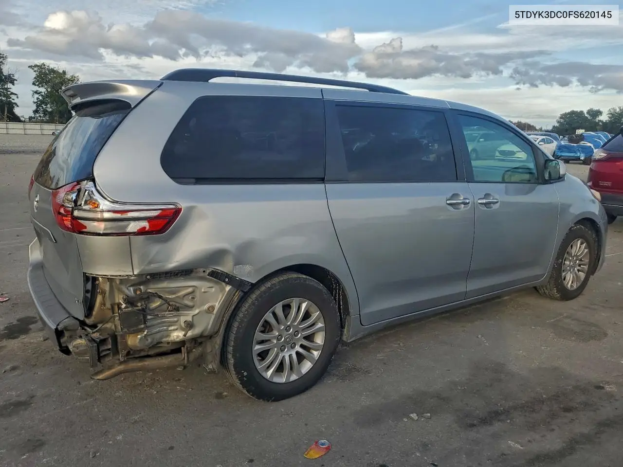 5TDYK3DC0FS620145 2015 Toyota Sienna Xle
