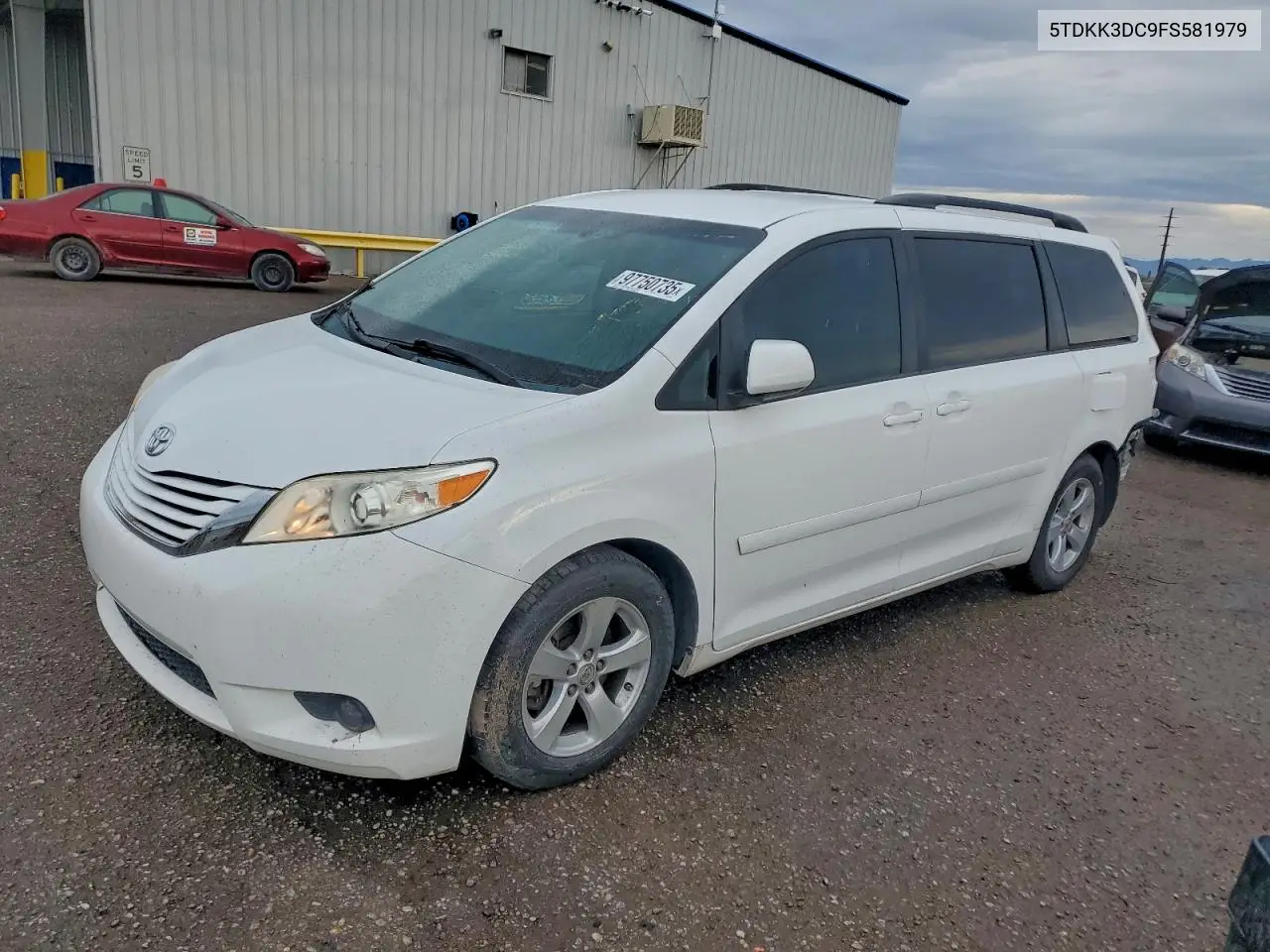 5TDKK3DC9FS581979 2015 Toyota Sienna