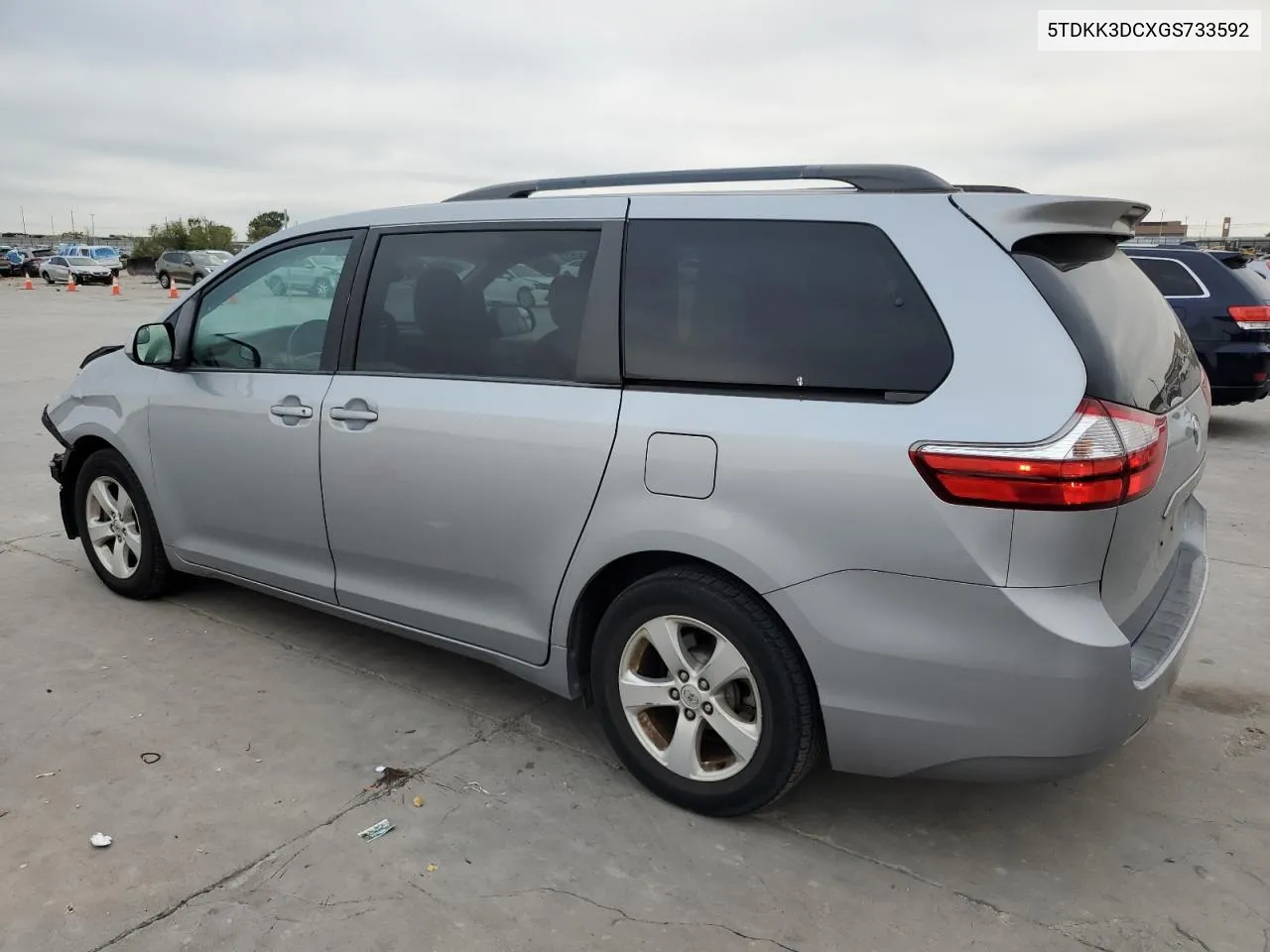 5TDKK3DCXGS733592 2016 Toyota Sienna Le