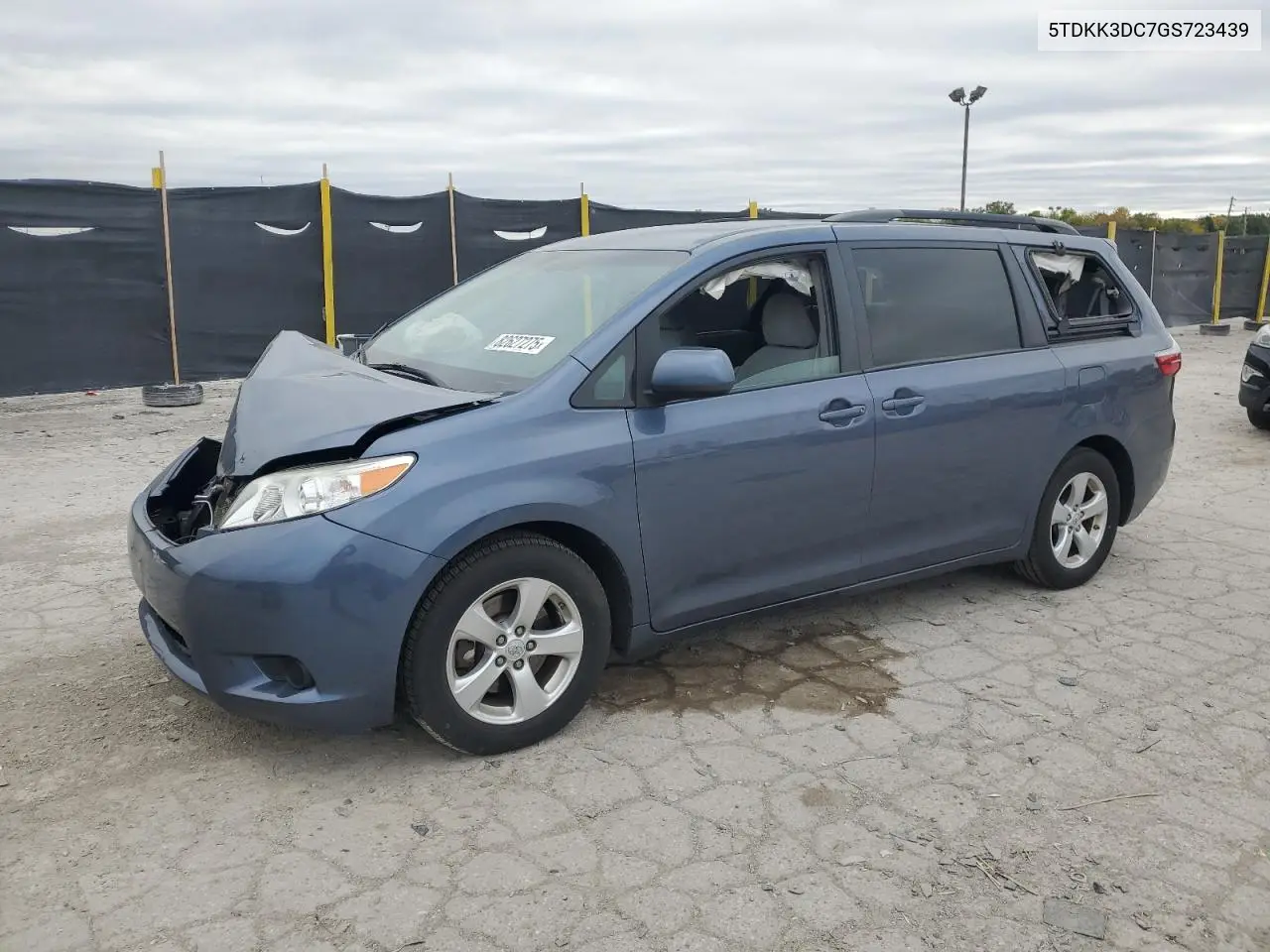 5TDKK3DC7GS723439 2016 Toyota Sienna Le
