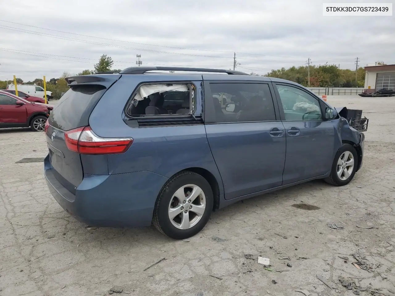 5TDKK3DC7GS723439 2016 Toyota Sienna Le