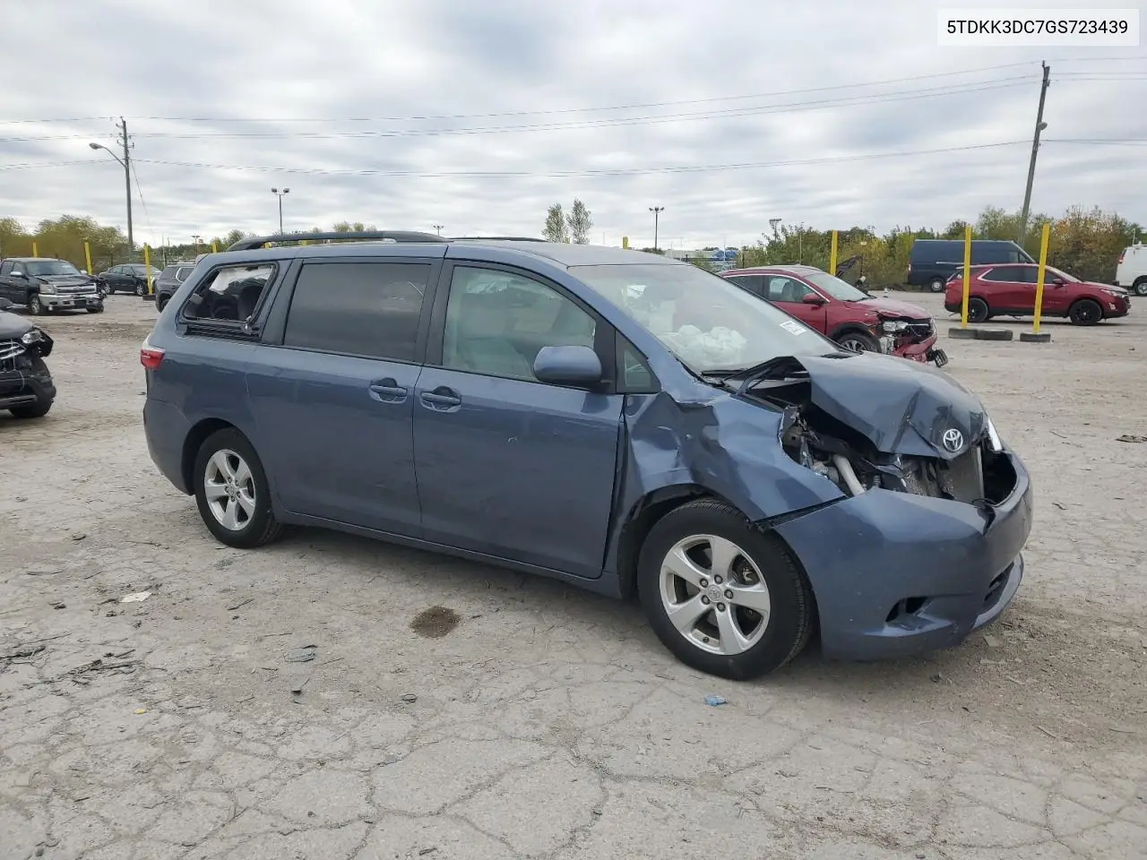 5TDKK3DC7GS723439 2016 Toyota Sienna Le