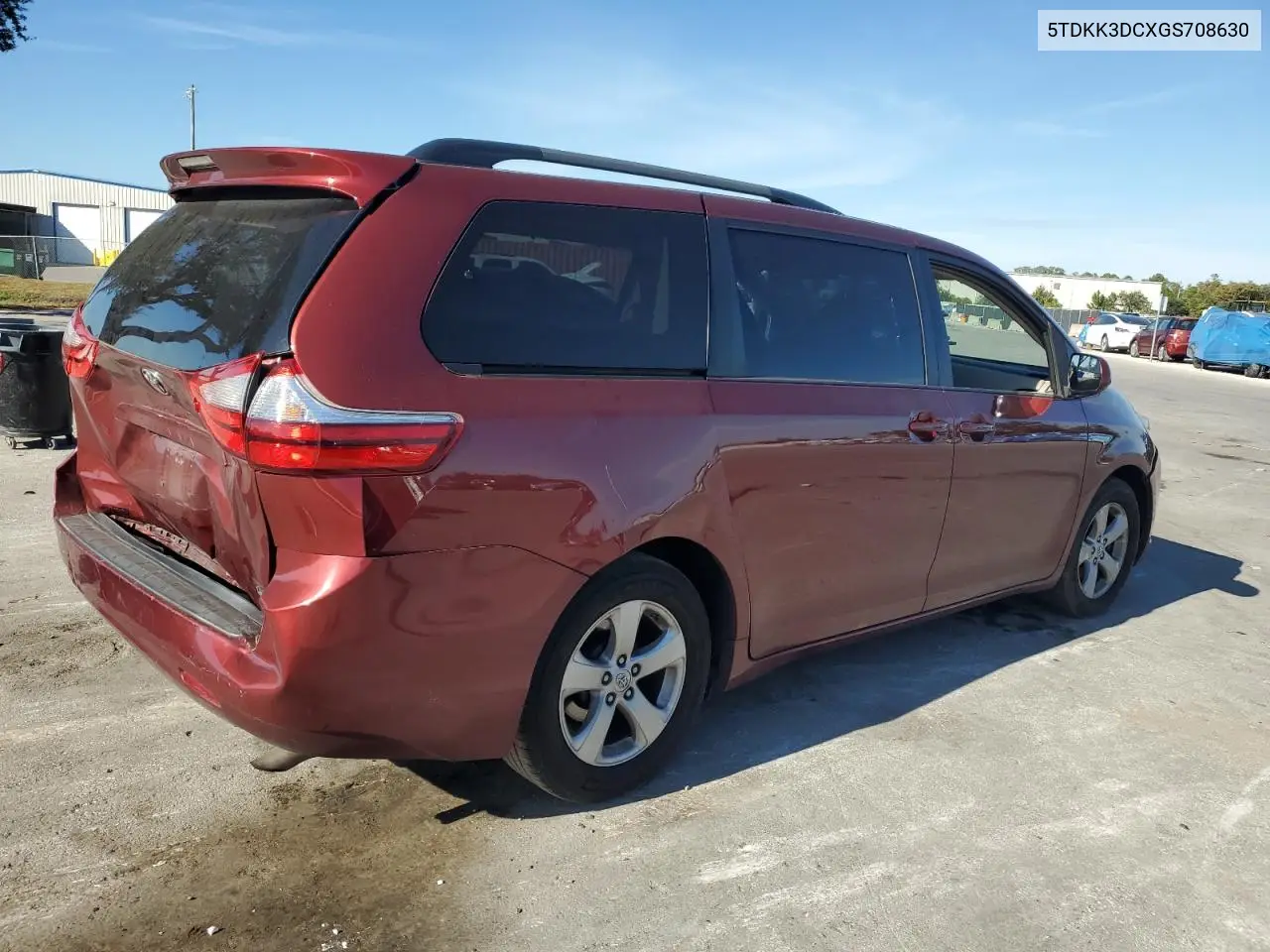5TDKK3DCXGS708630 2016 Toyota Sienna Le