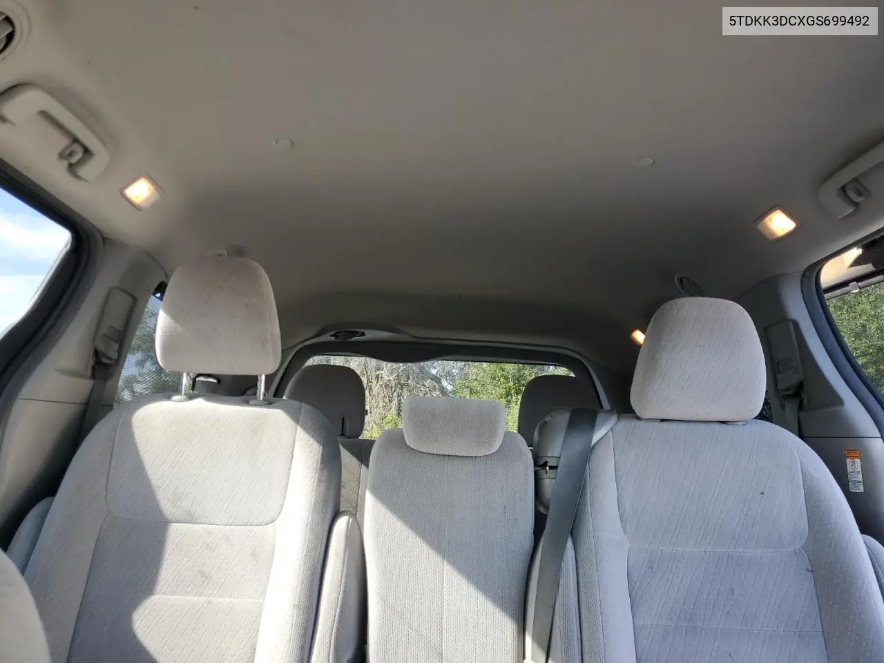 5TDKK3DCXGS699492 2016 Toyota Sienna Le