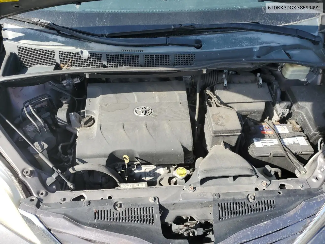 5TDKK3DCXGS699492 2016 Toyota Sienna Le