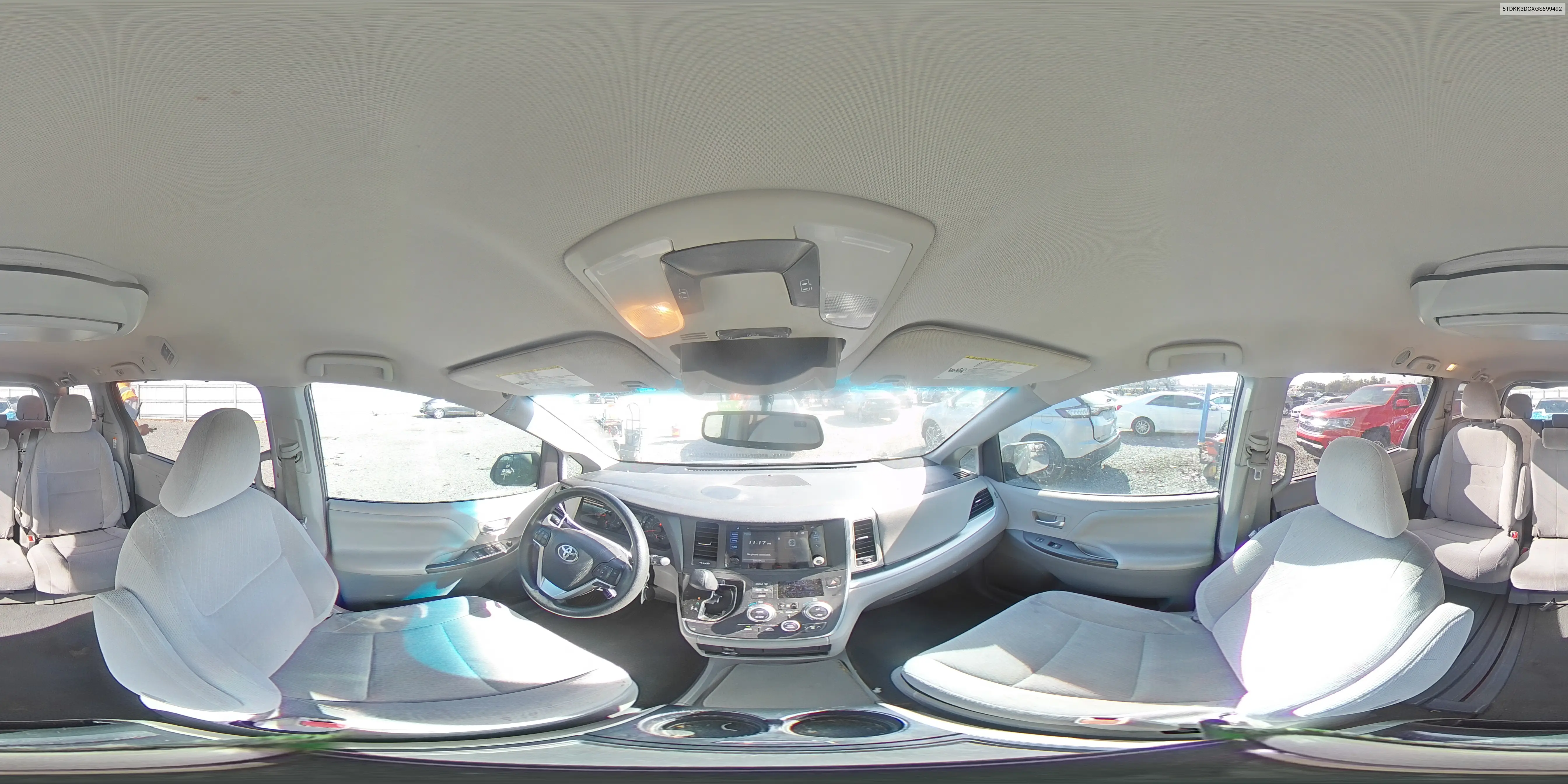5TDKK3DCXGS699492 2016 Toyota Sienna Le