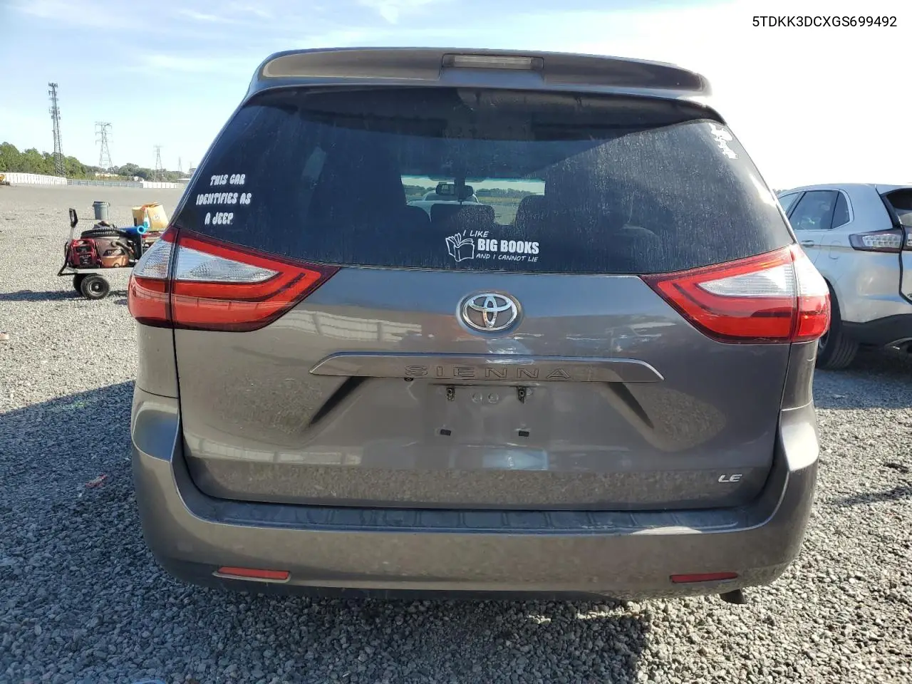 5TDKK3DCXGS699492 2016 Toyota Sienna Le