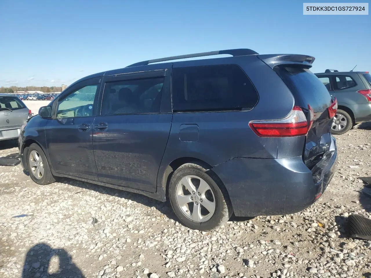 5TDKK3DC1GS727924 2016 Toyota Sienna Le