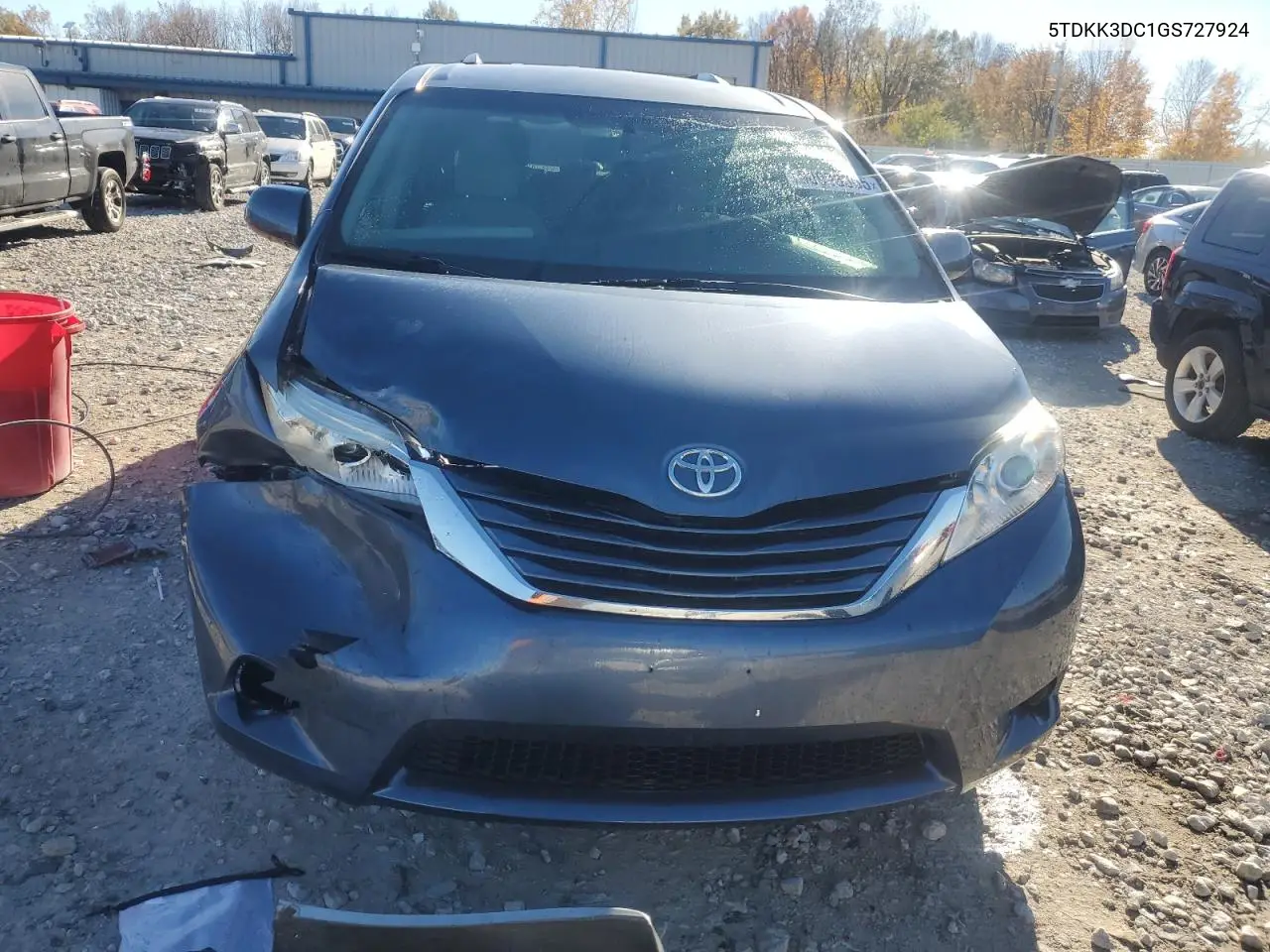 5TDKK3DC1GS727924 2016 Toyota Sienna Le