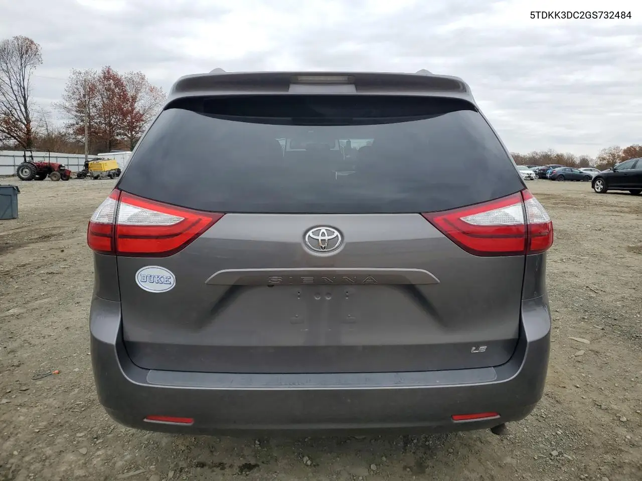 5TDKK3DC2GS732484 2016 Toyota Sienna Le