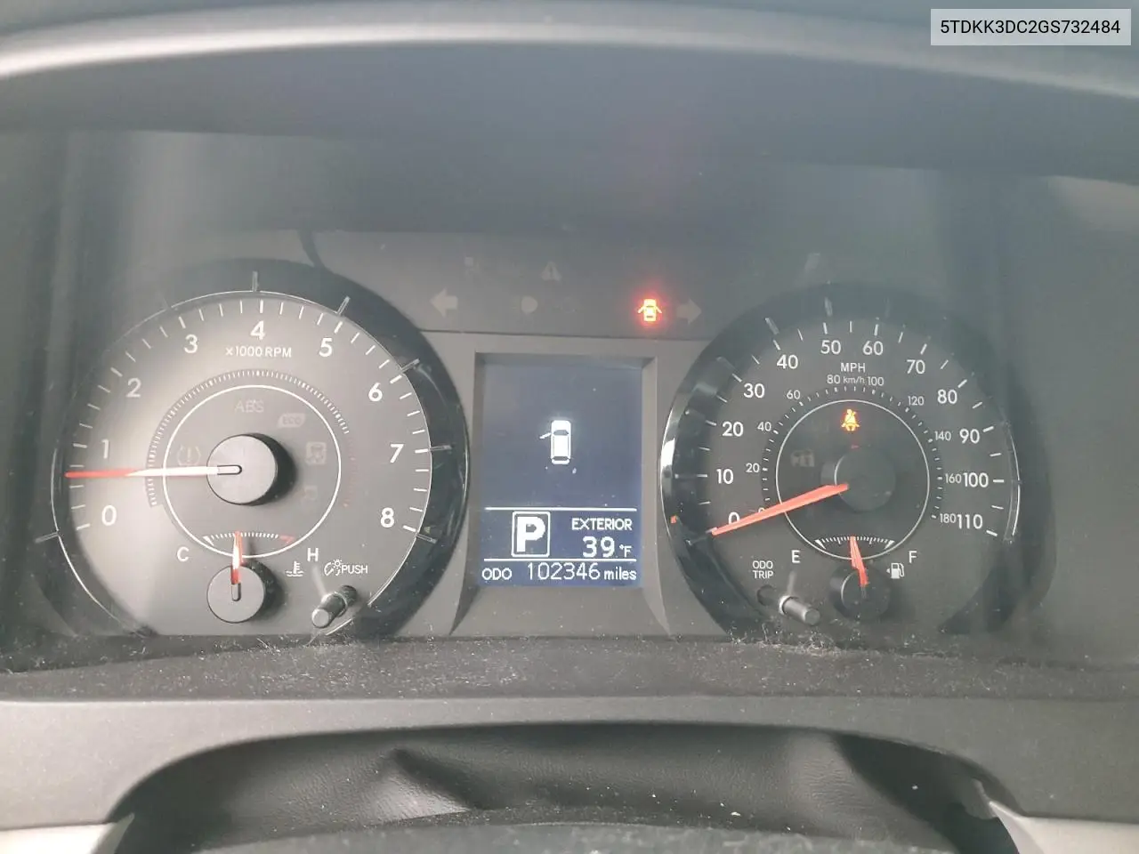 5TDKK3DC2GS732484 2016 Toyota Sienna Le