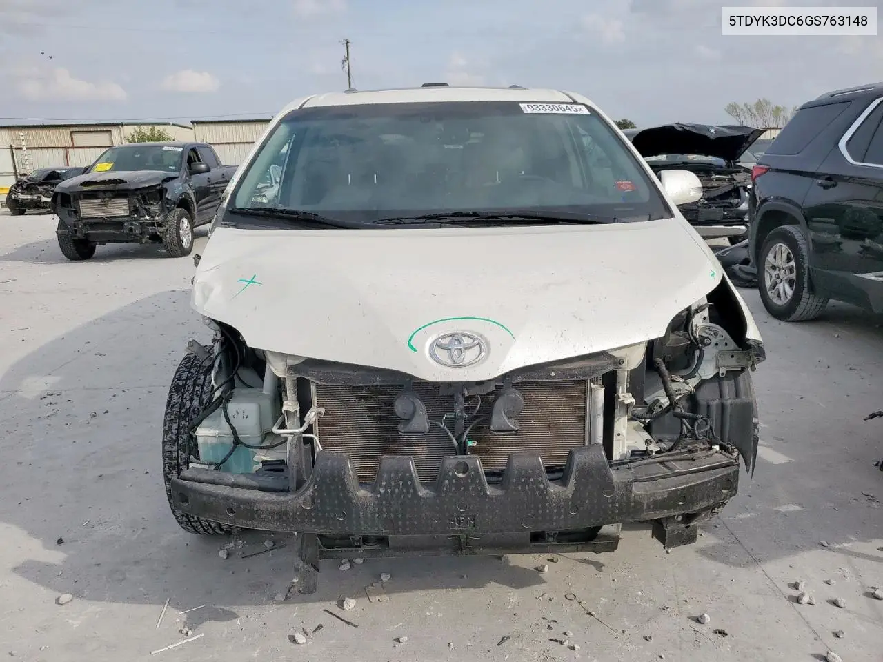 5TDYK3DC6GS763148 2016 Toyota Sienna Xle