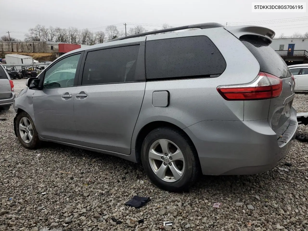 5TDKK3DC8GS706195 2016 Toyota Sienna Le