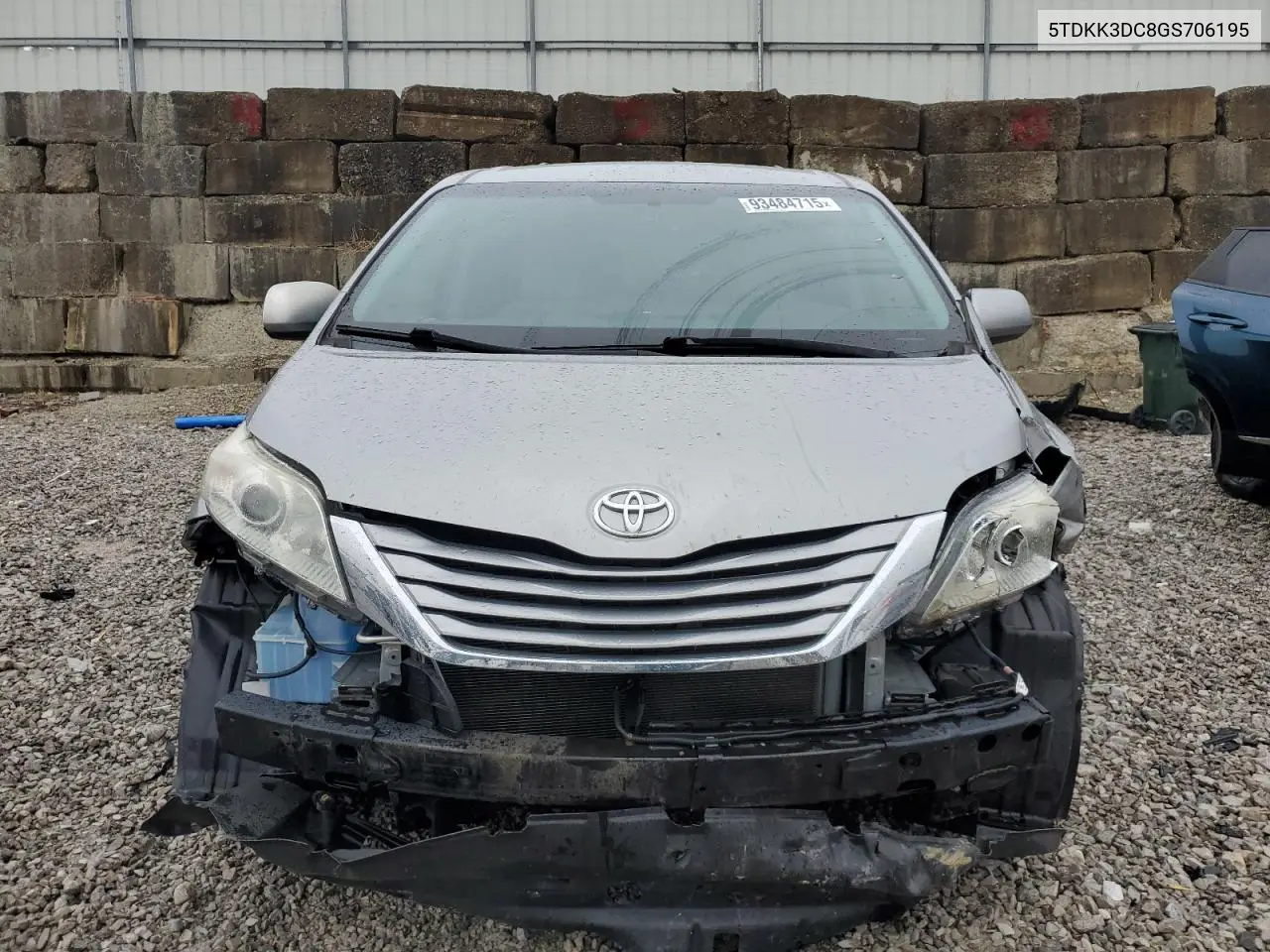 5TDKK3DC8GS706195 2016 Toyota Sienna Le