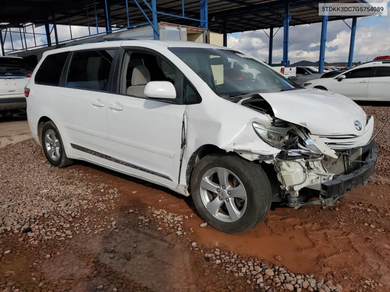5TDKK3DC7GS754089 2016 Toyota Sienna Le
