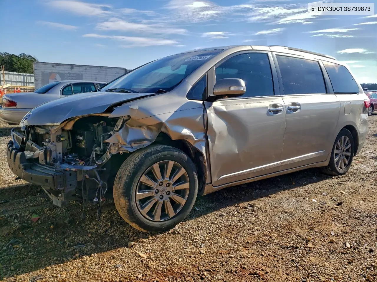 5TDYK3DC1GS739873 2016 Toyota Sienna Xle