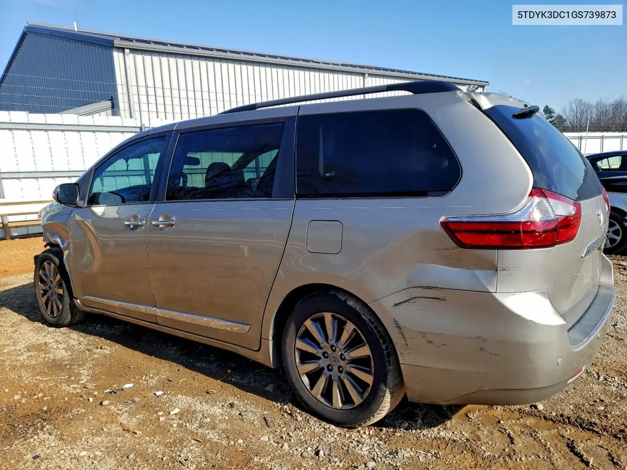 5TDYK3DC1GS739873 2016 Toyota Sienna Xle