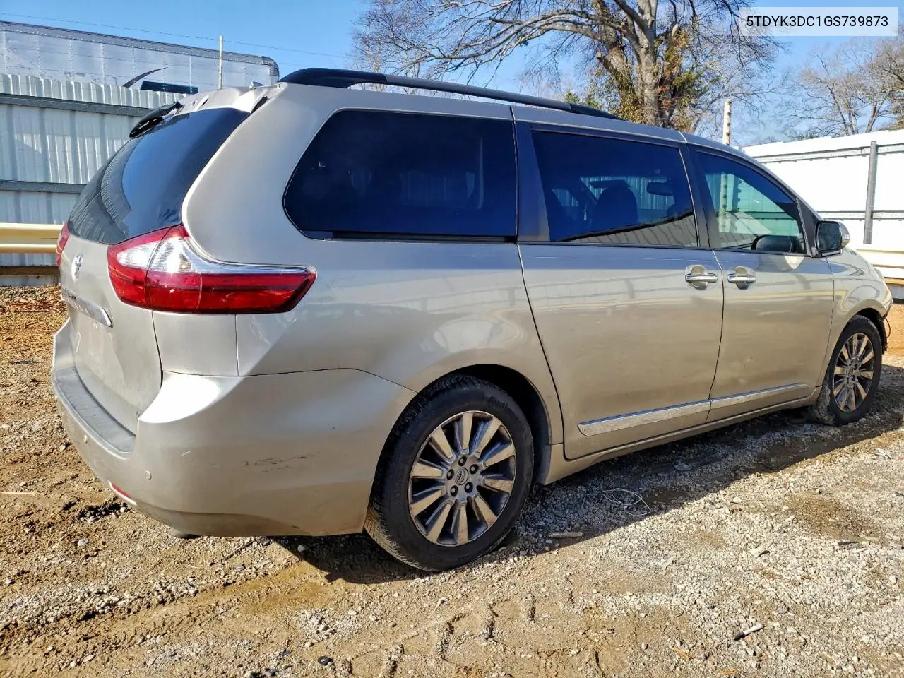 5TDYK3DC1GS739873 2016 Toyota Sienna Xle