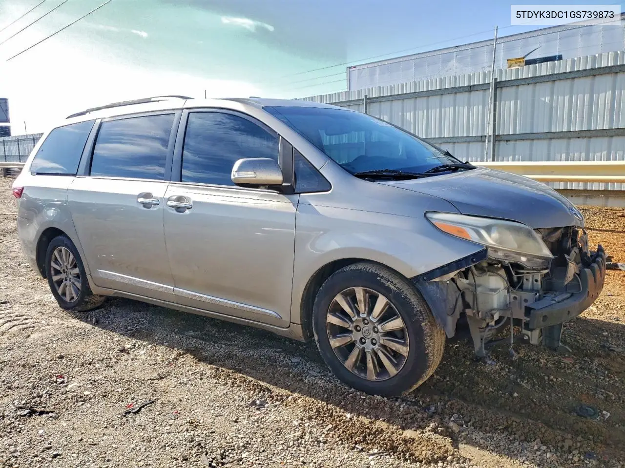 5TDYK3DC1GS739873 2016 Toyota Sienna Xle