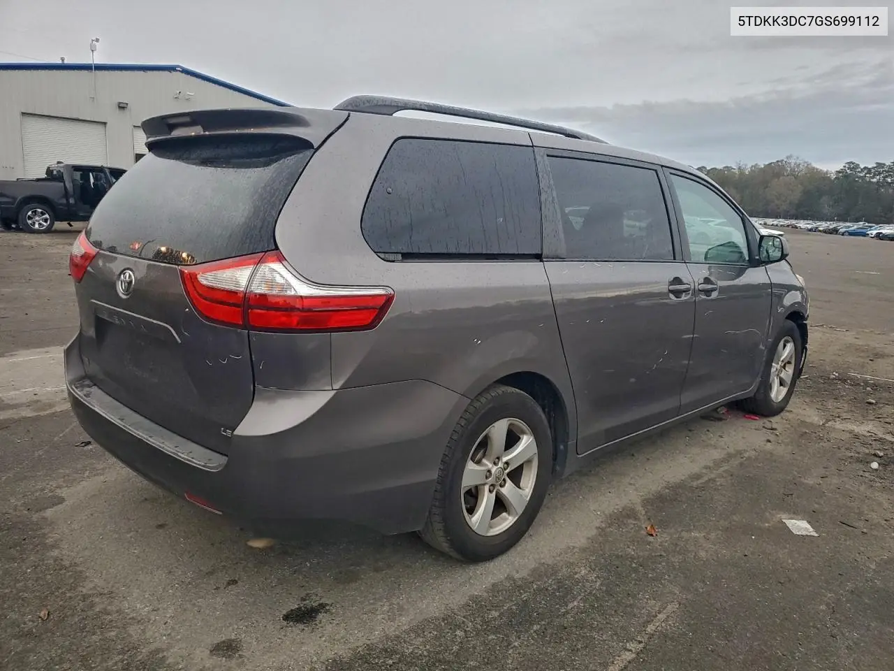 5TDKK3DC7GS699112 2016 Toyota Sienna Le