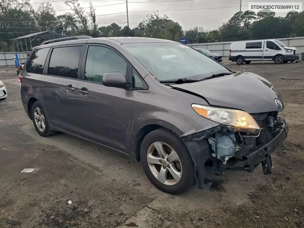 5TDKK3DC7GS699112 2016 Toyota Sienna Le