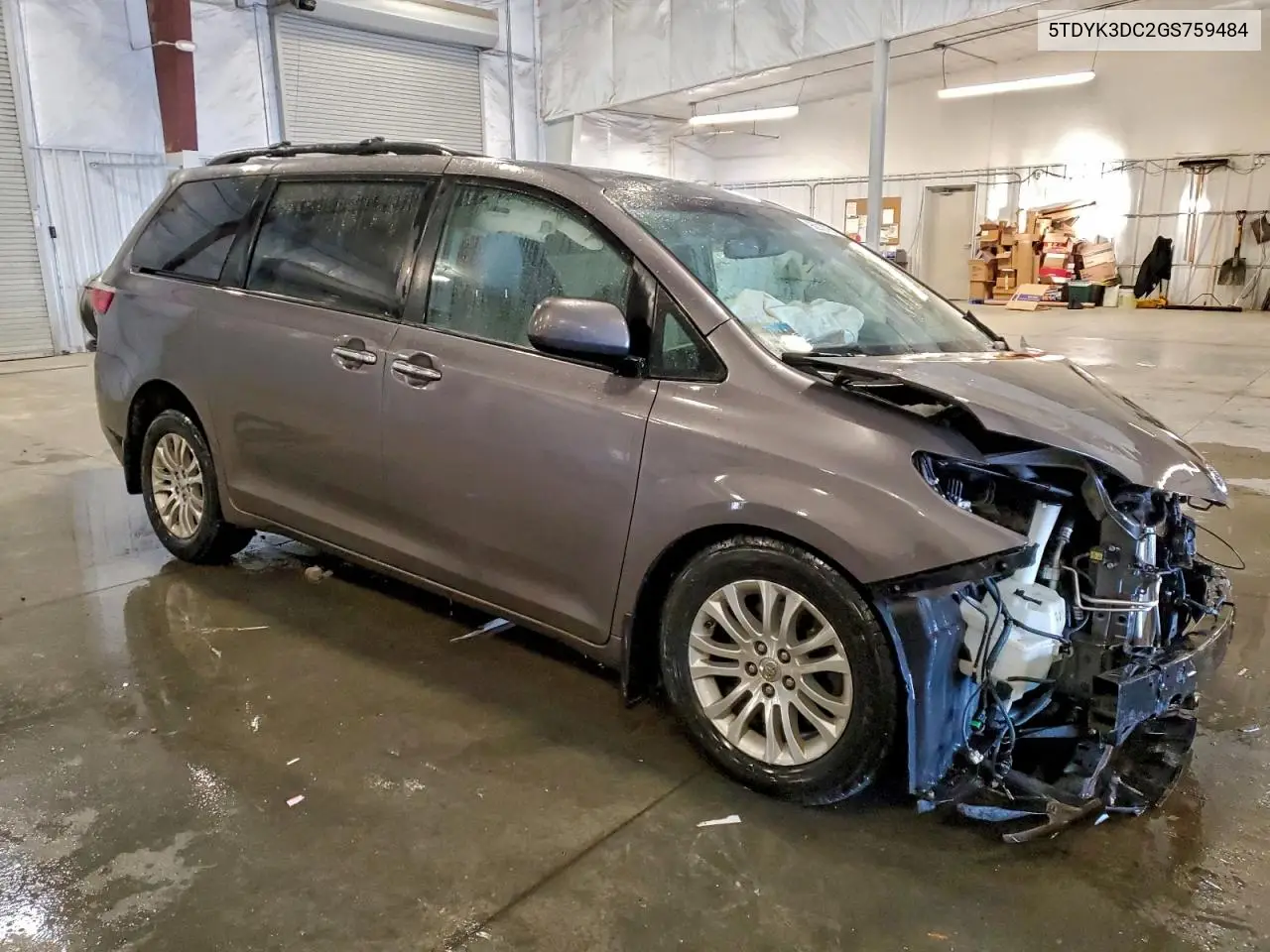 5TDYK3DC2GS759484 2016 Toyota Sienna Xle