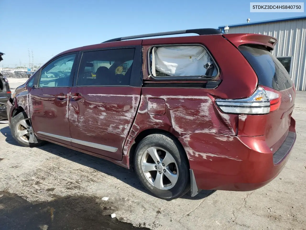 5TDKZ3DC4HS840750 2017 Toyota Sienna Le