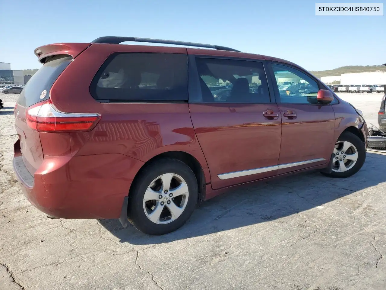 5TDKZ3DC4HS840750 2017 Toyota Sienna Le