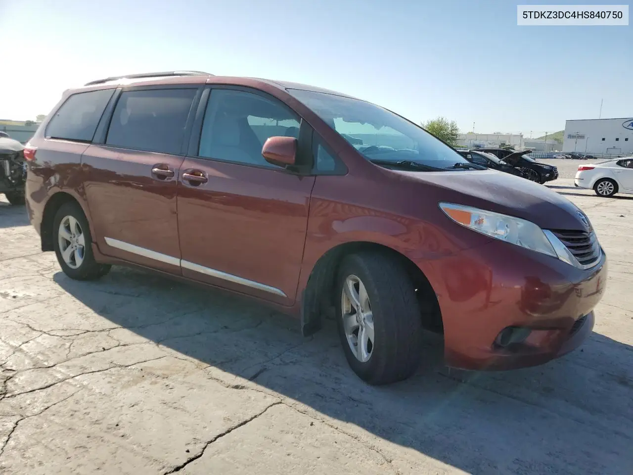 5TDKZ3DC4HS840750 2017 Toyota Sienna Le