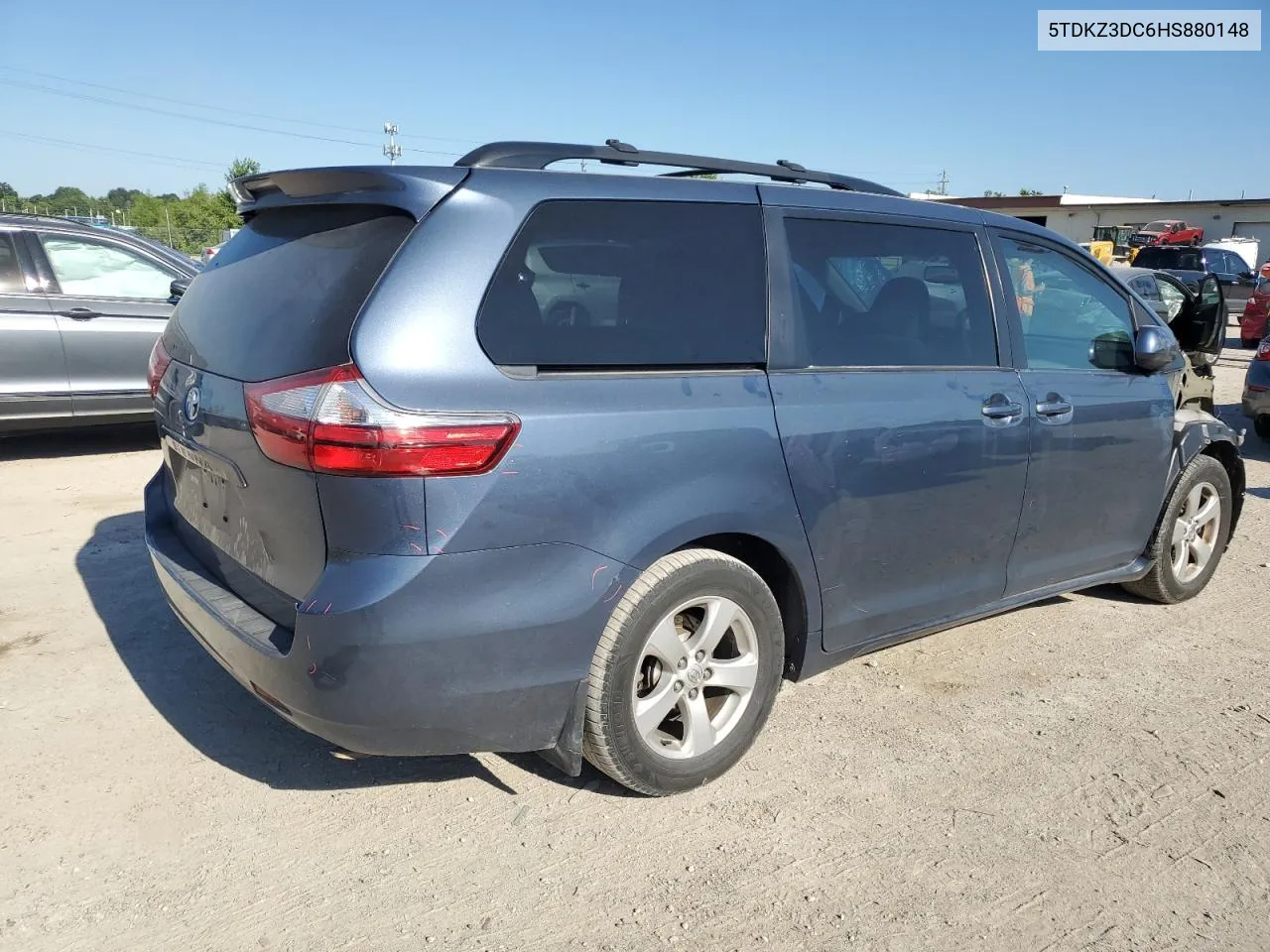 5TDKZ3DC6HS880148 2017 Toyota Sienna Le