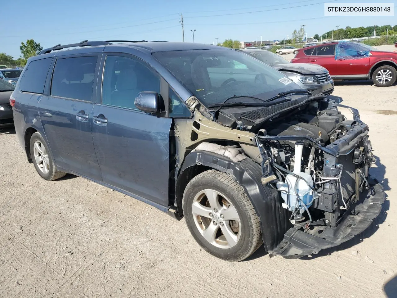 5TDKZ3DC6HS880148 2017 Toyota Sienna Le