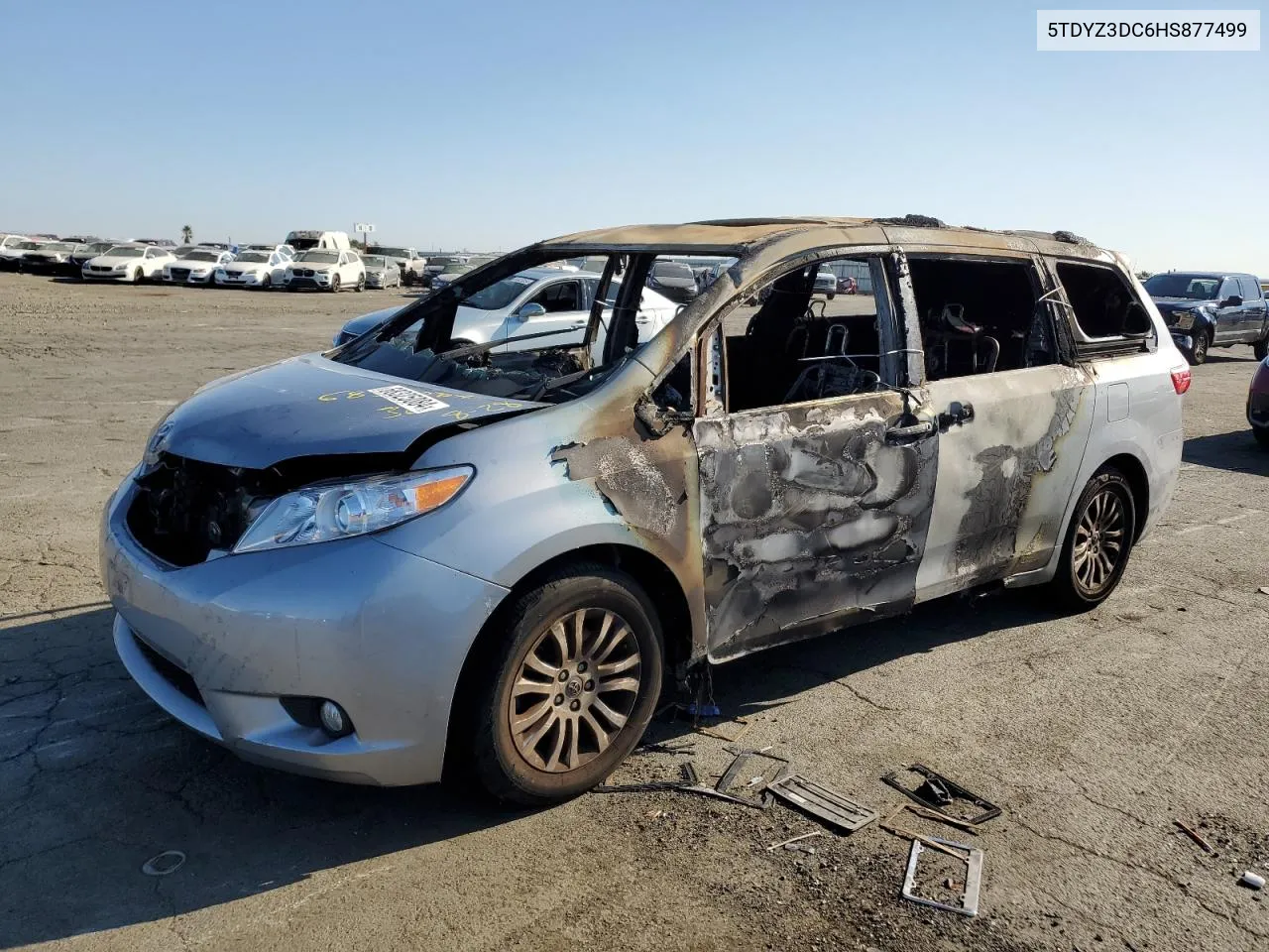 2017 Toyota Sienna Xle VIN: 5TDYZ3DC6HS877499 Lot: 68325084