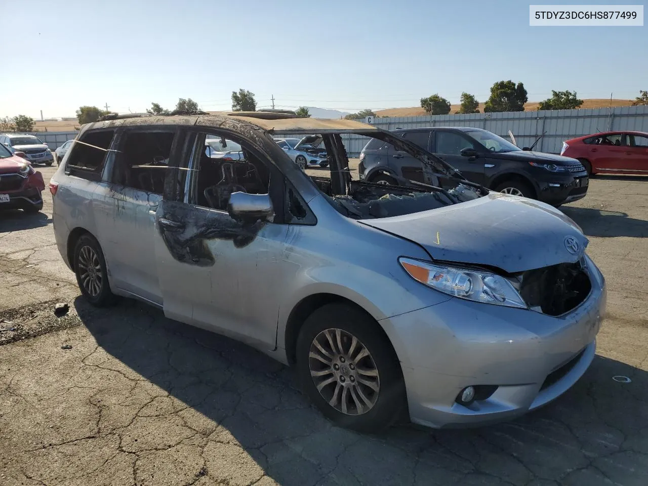 2017 Toyota Sienna Xle VIN: 5TDYZ3DC6HS877499 Lot: 68325084