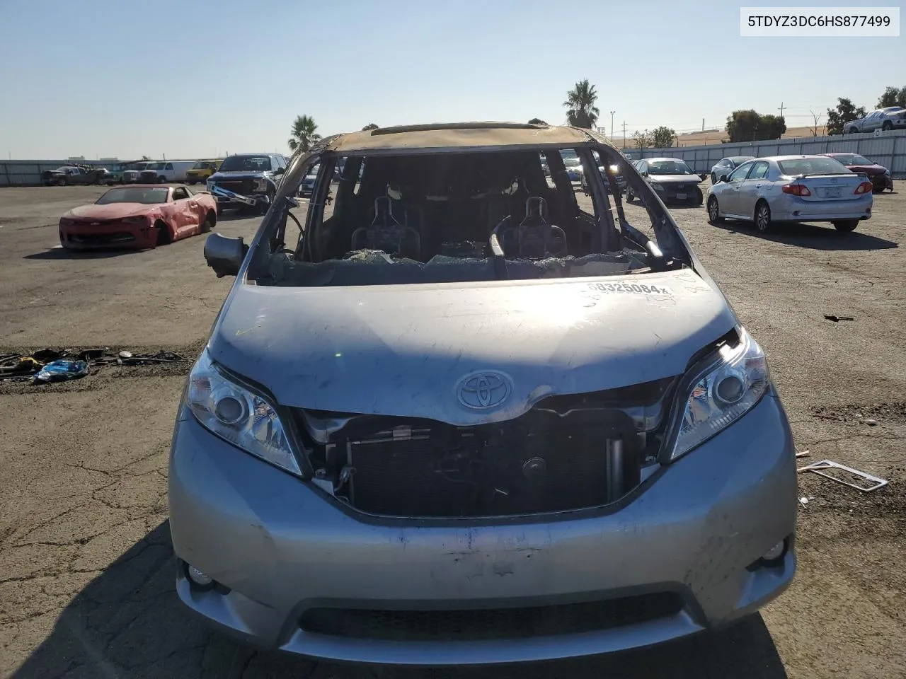 2017 Toyota Sienna Xle VIN: 5TDYZ3DC6HS877499 Lot: 68325084