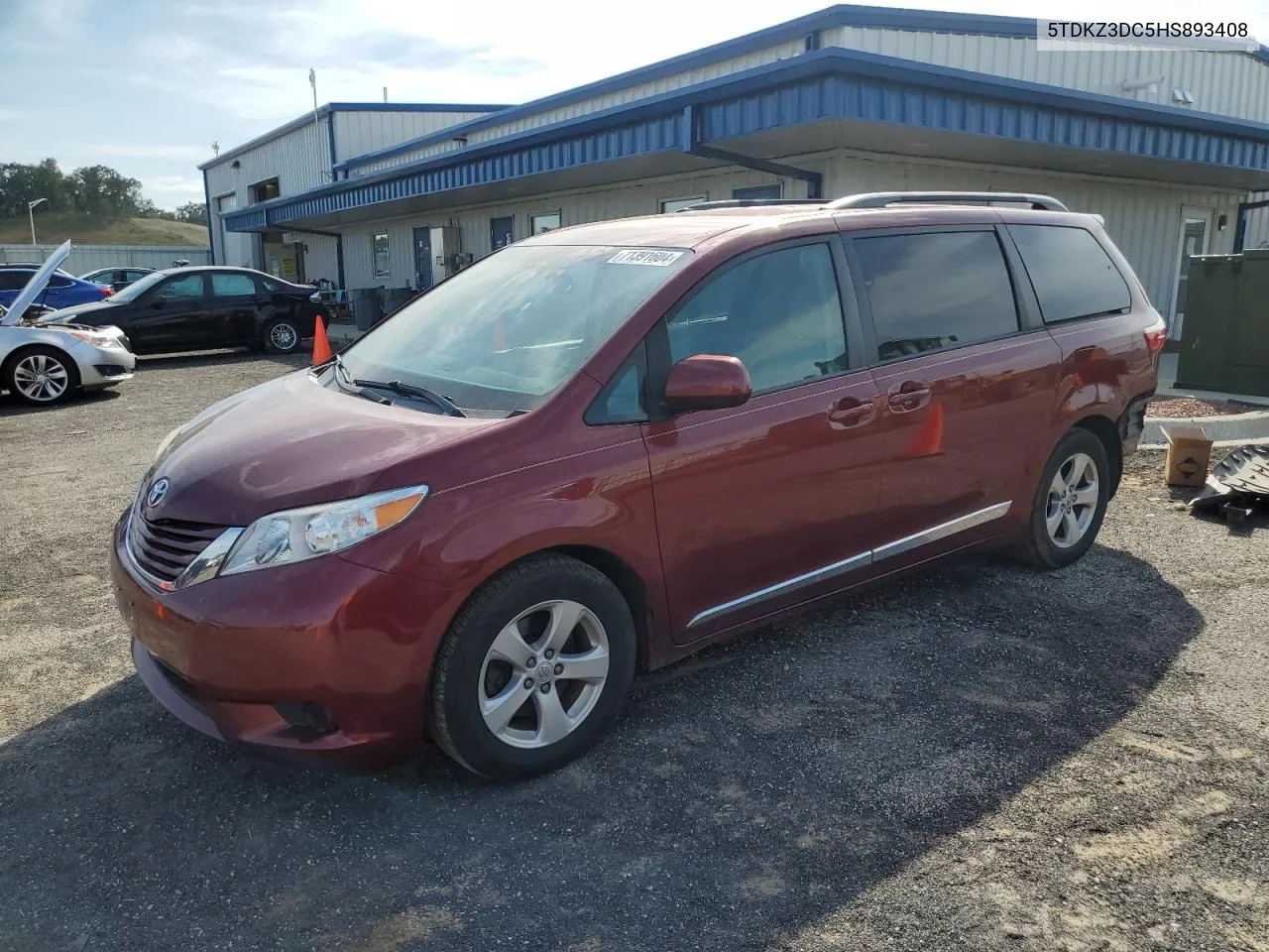 2017 Toyota Sienna Le VIN: 5TDKZ3DC5HS893408 Lot: 71391604