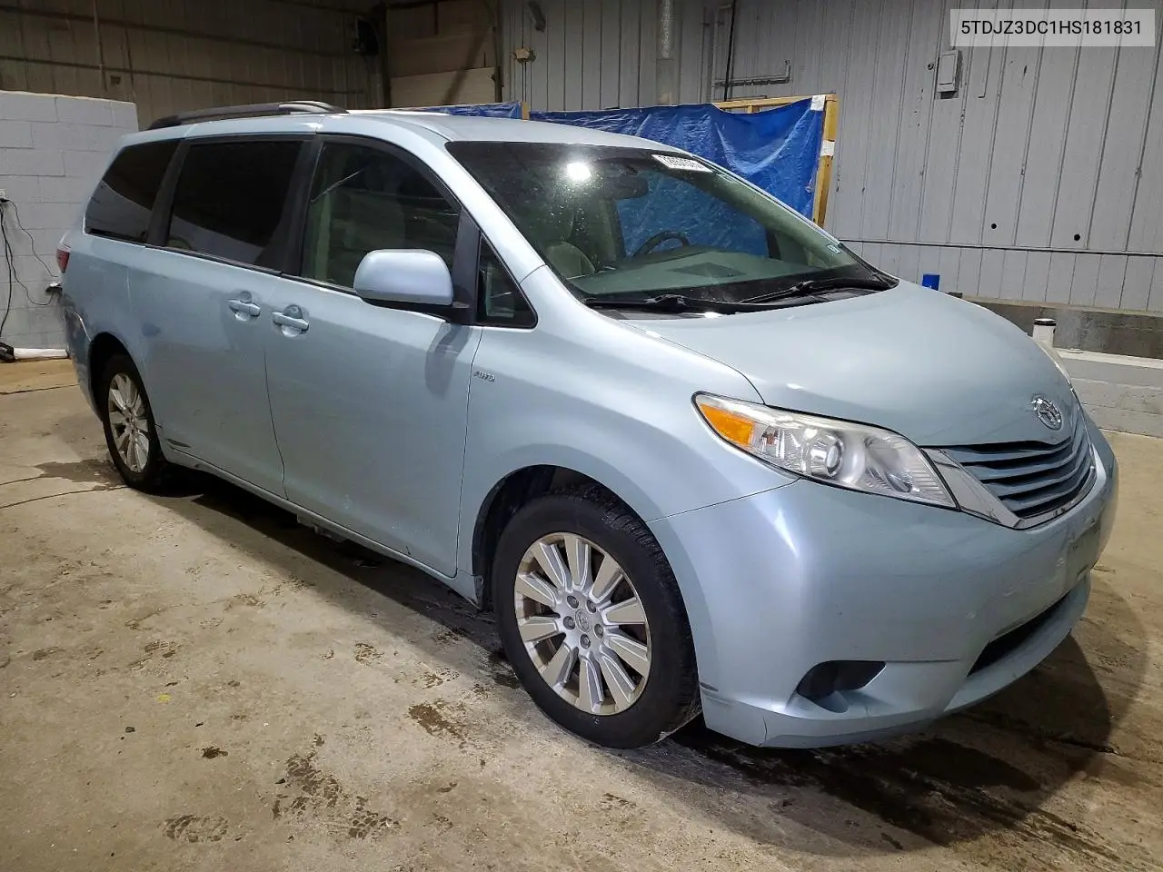 5TDJZ3DC1HS181831 2017 Toyota Sienna Le