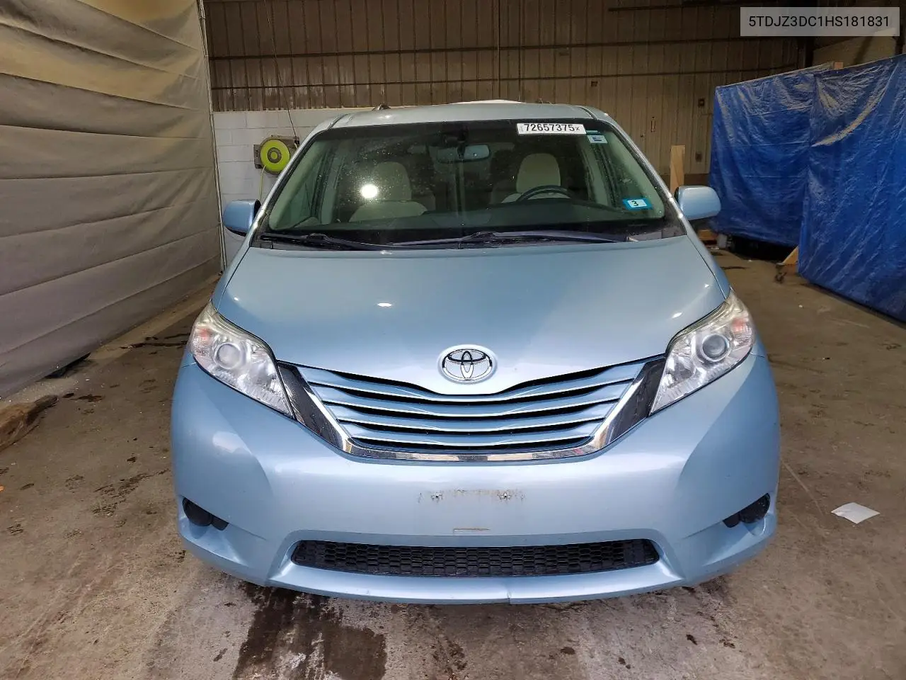 5TDJZ3DC1HS181831 2017 Toyota Sienna Le
