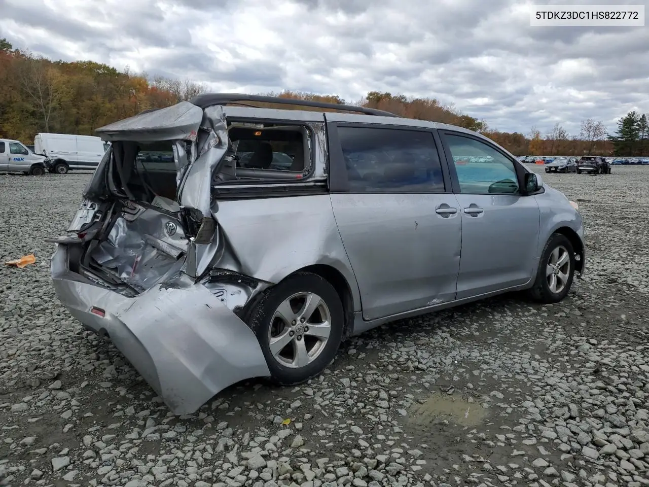 5TDKZ3DC1HS822772 2017 Toyota Sienna Le