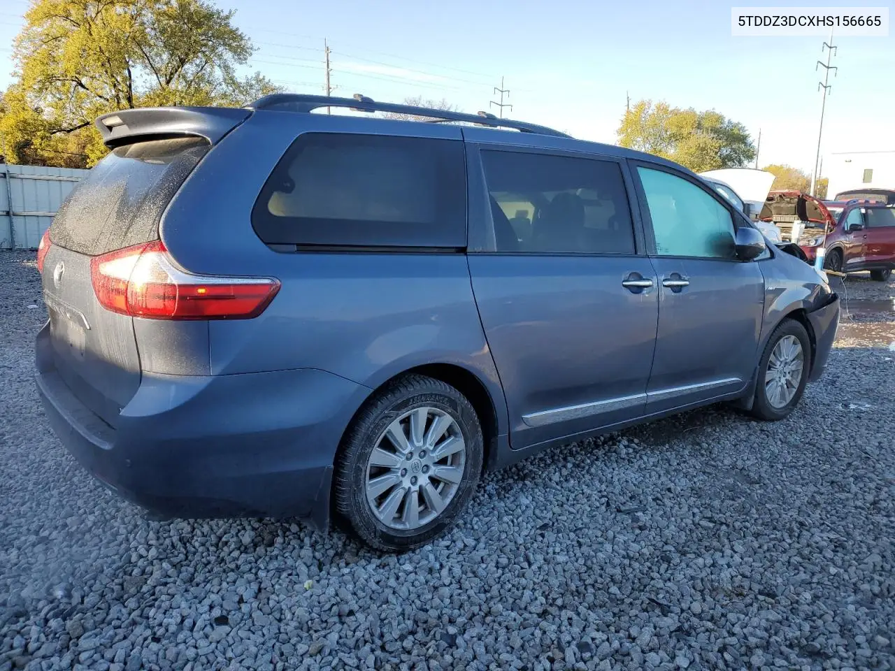 5TDDZ3DCXHS156665 2017 Toyota Sienna Xle