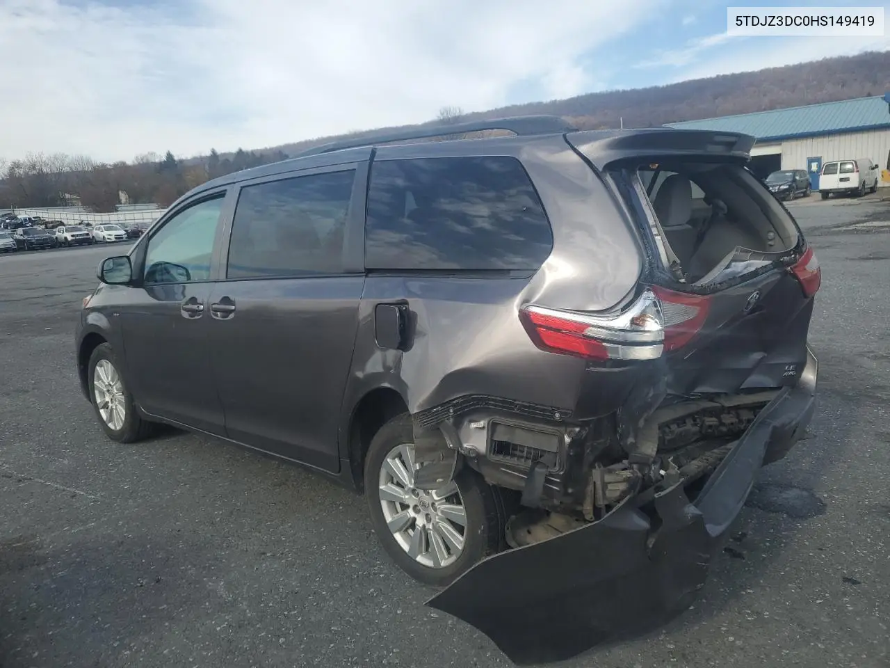 5TDJZ3DC0HS149419 2017 Toyota Sienna Le