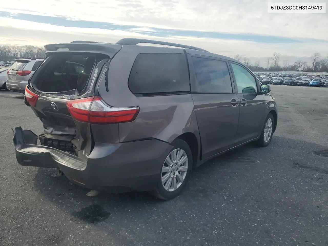 5TDJZ3DC0HS149419 2017 Toyota Sienna Le