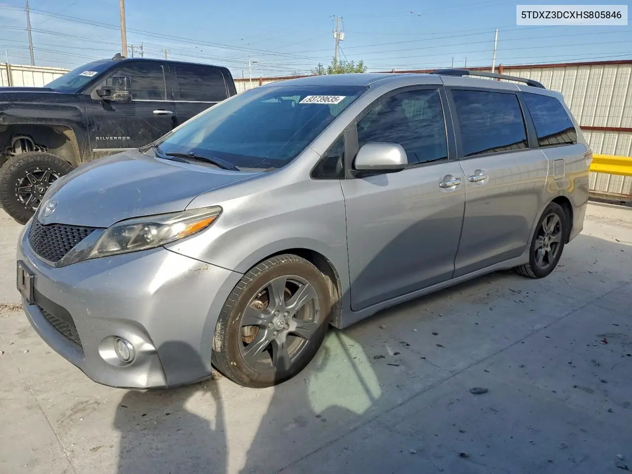 5TDXZ3DCXHS805846 2017 Toyota Sienna Se