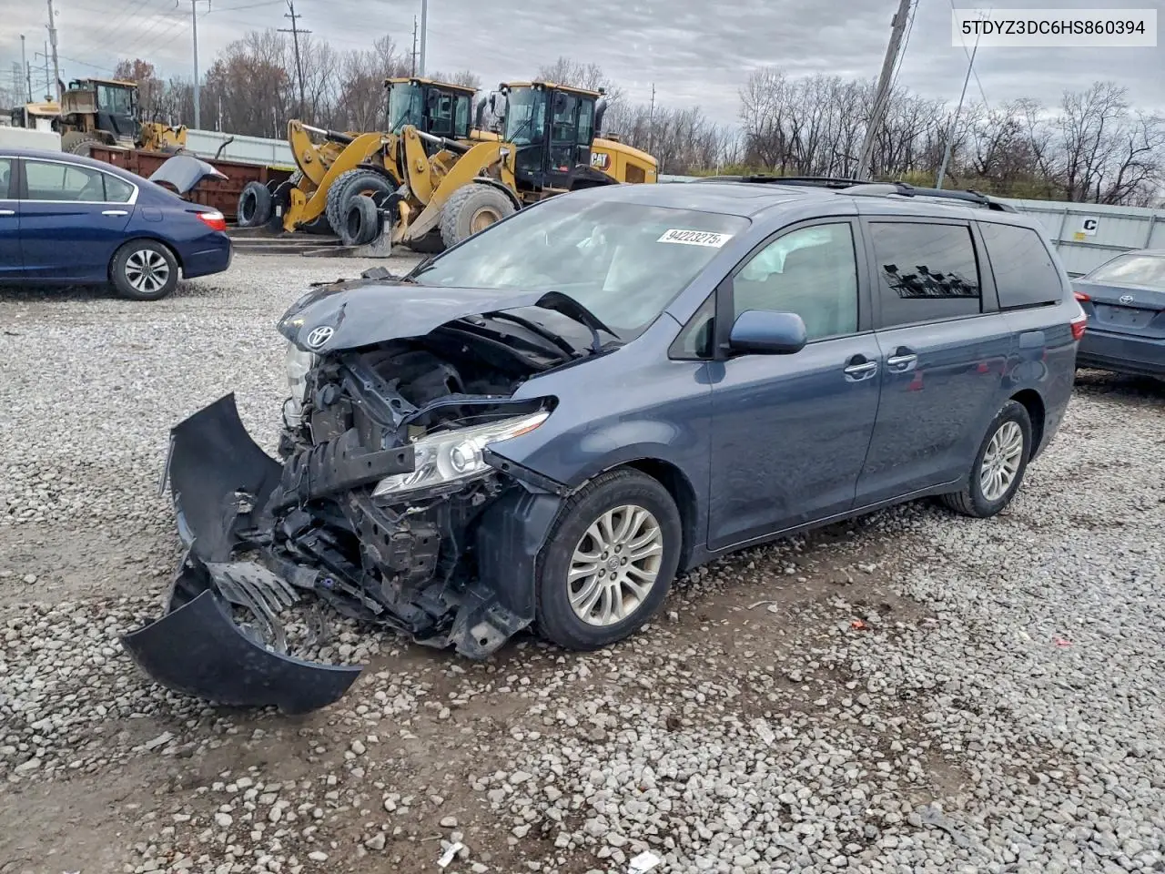 5TDYZ3DC6HS860394 2017 Toyota Sienna Xle