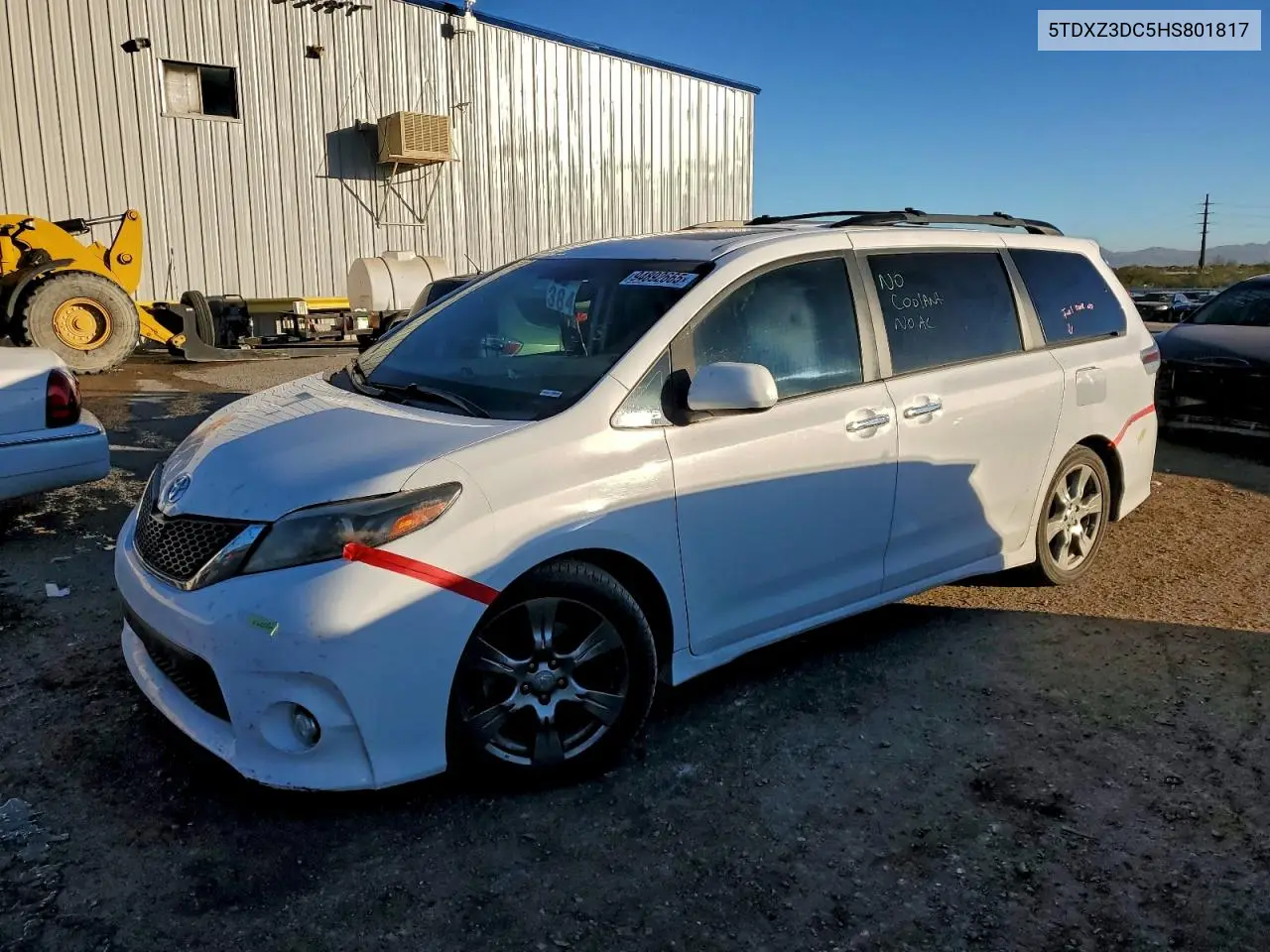 5TDXZ3DC5HS801817 2017 Toyota Sienna Se