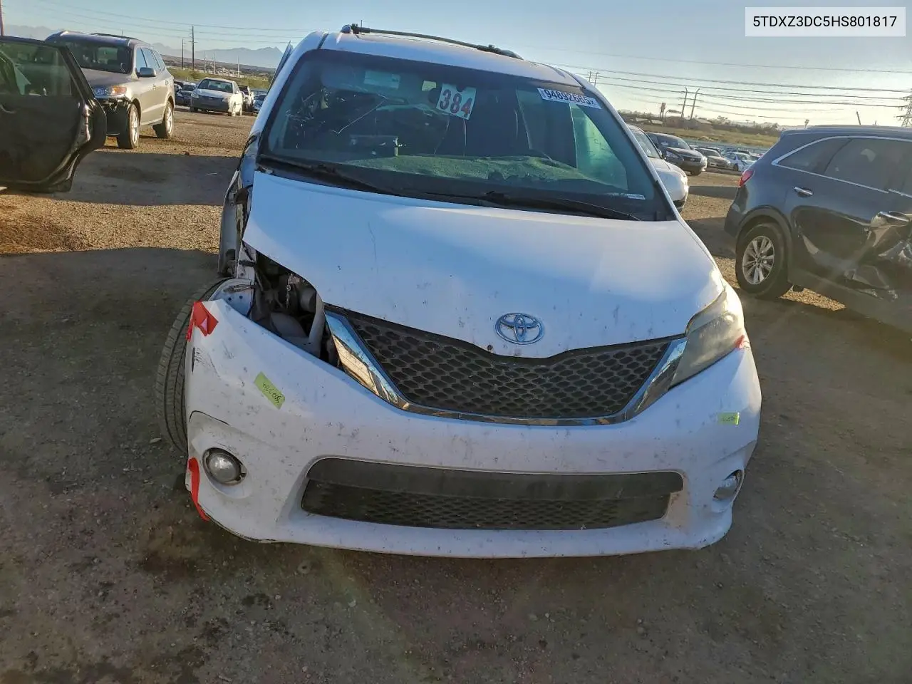 5TDXZ3DC5HS801817 2017 Toyota Sienna Se