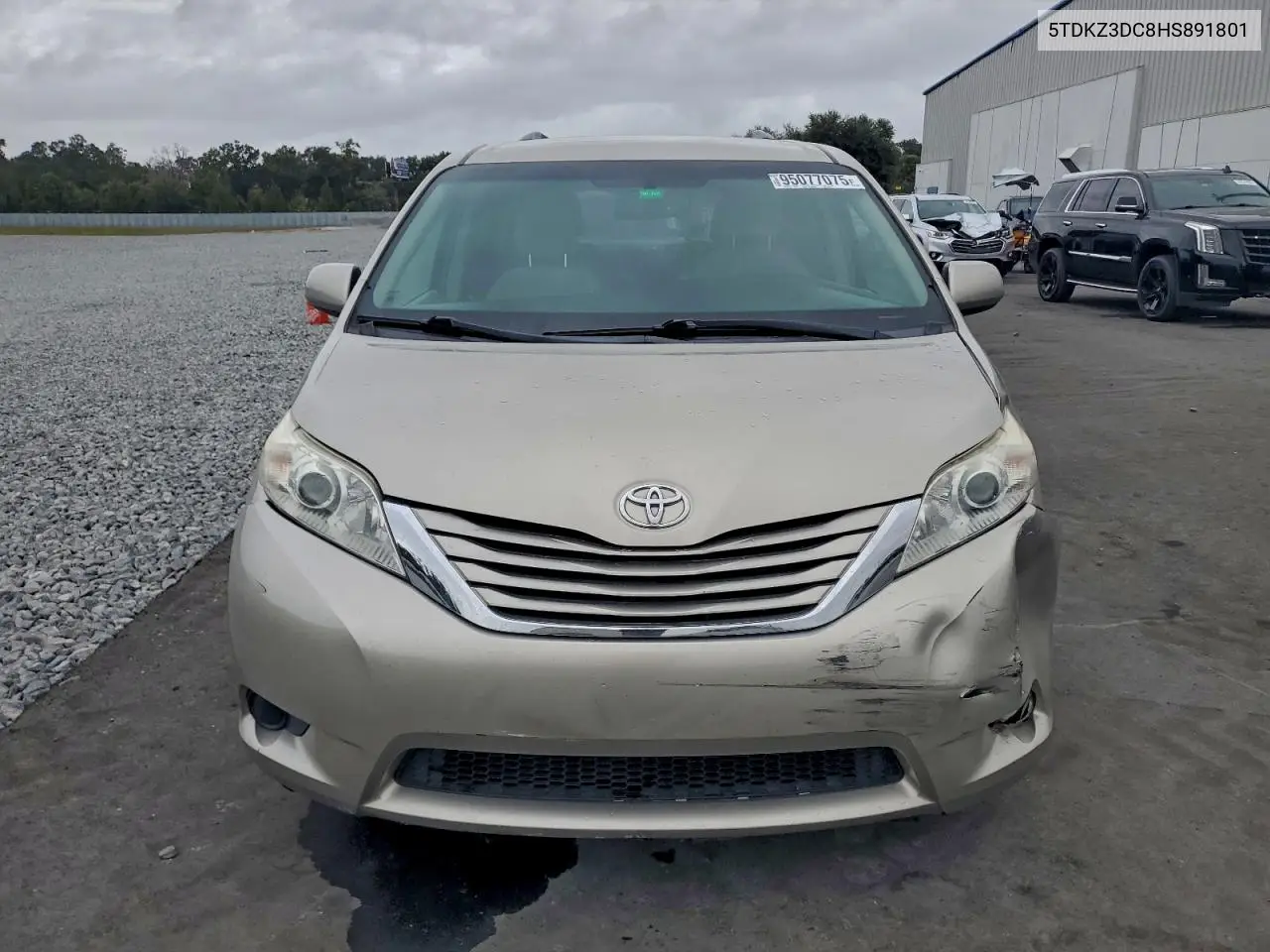 5TDKZ3DC8HS891801 2017 Toyota Sienna Le