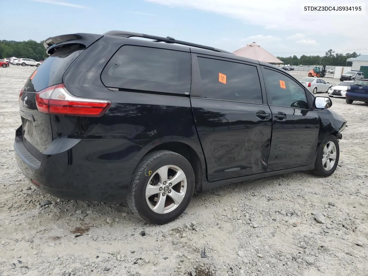 2018 Toyota Sienna Le VIN: 5TDKZ3DC4JS934195 Lot: 66858734