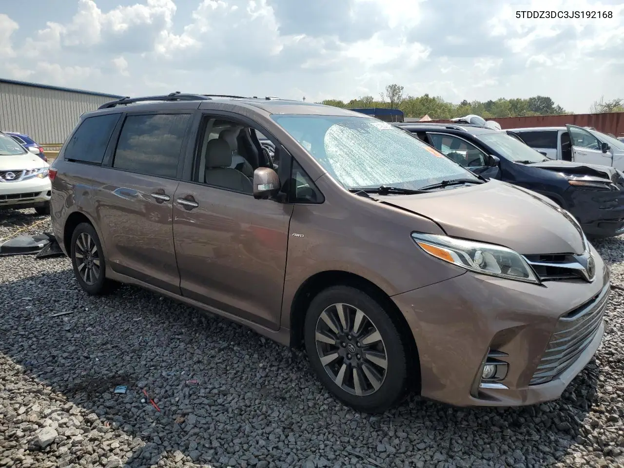5TDDZ3DC3JS192168 2018 Toyota Sienna Xle