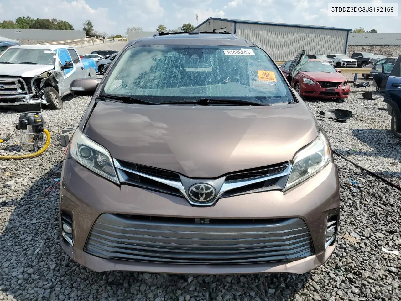 5TDDZ3DC3JS192168 2018 Toyota Sienna Xle